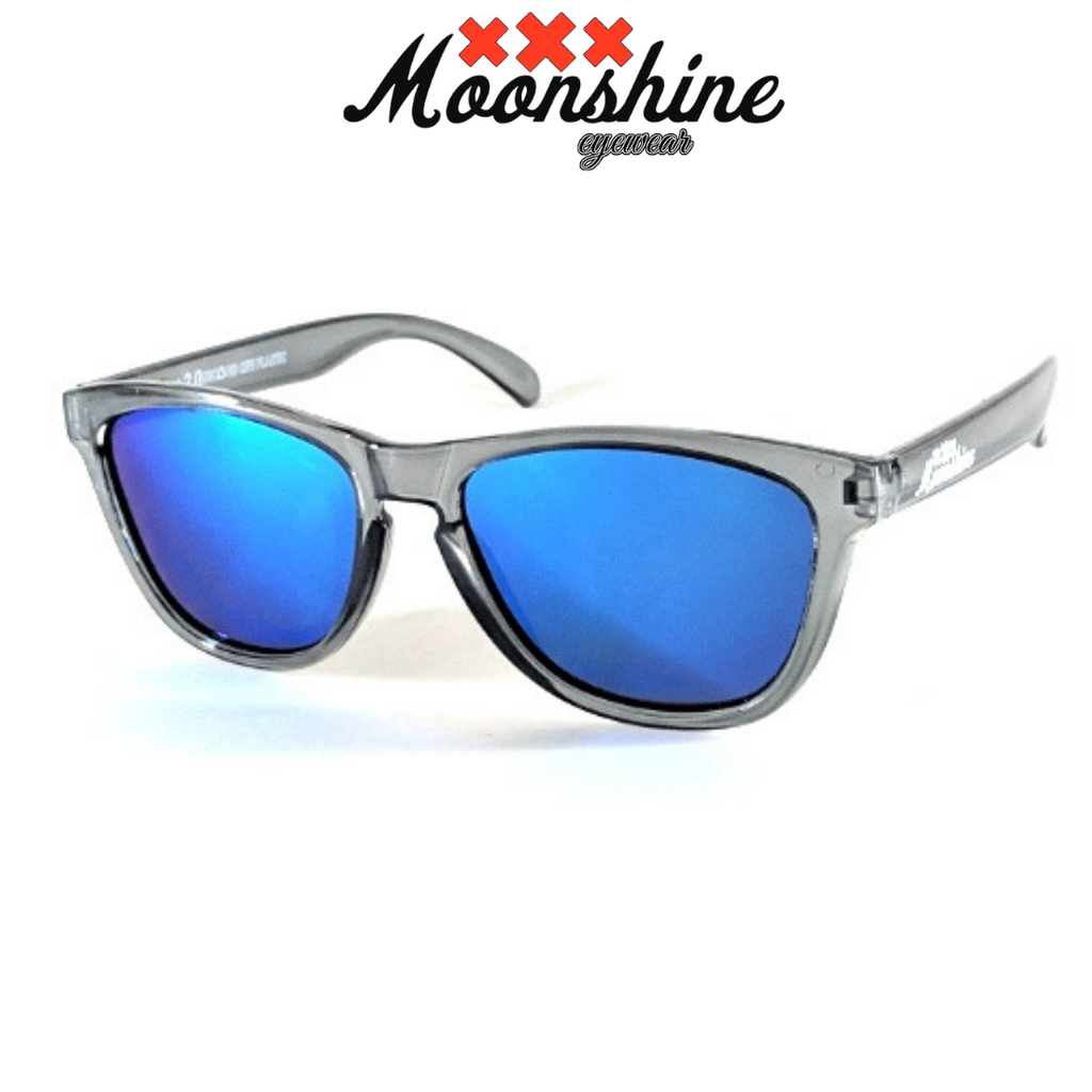 ReMix 2.0 Raw grey & Blue - Moonshine Eyewear