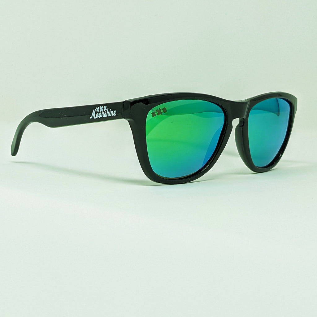 ReMix 2.0 Gloss Black & Green - Moonshine Eyewear