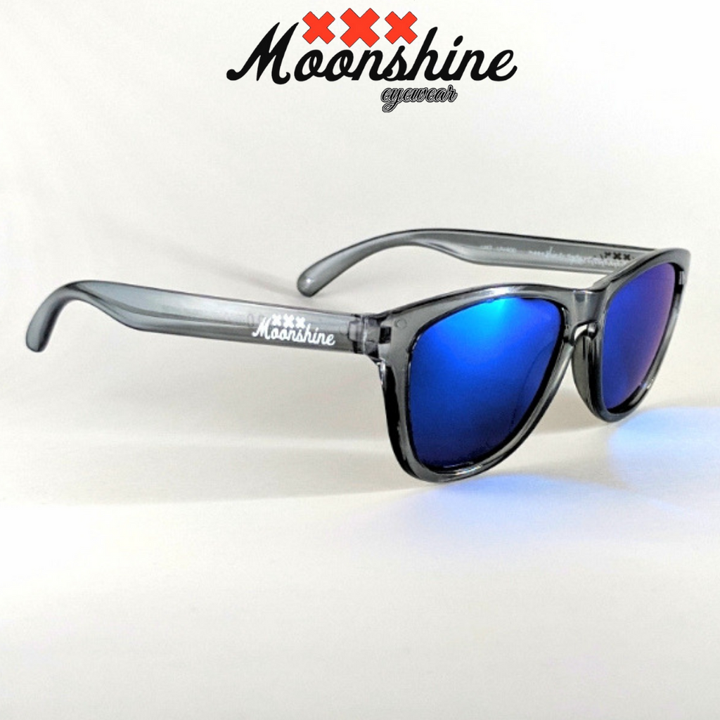 ReMix 2.0 Raw grey & Blue - Moonshine Eyewear