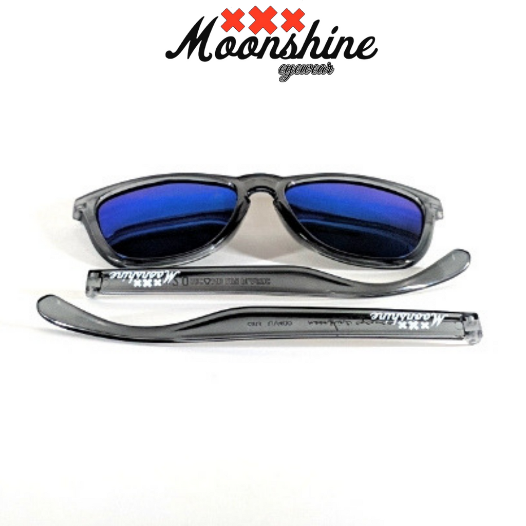 ReMix 2.0 Raw grey & Blue - Moonshine Eyewear