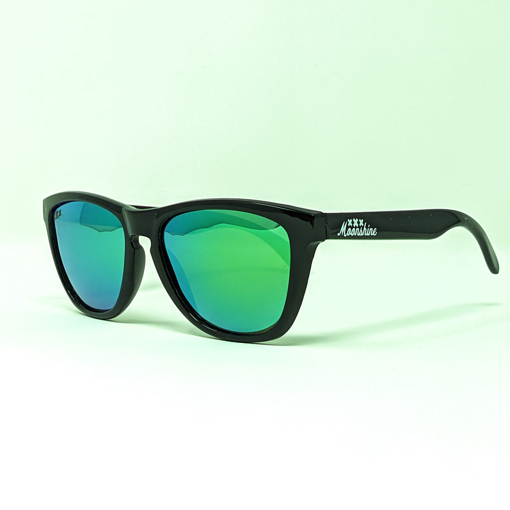 ReMix 2.0 Gloss Black & Green - Moonshine Eyewear